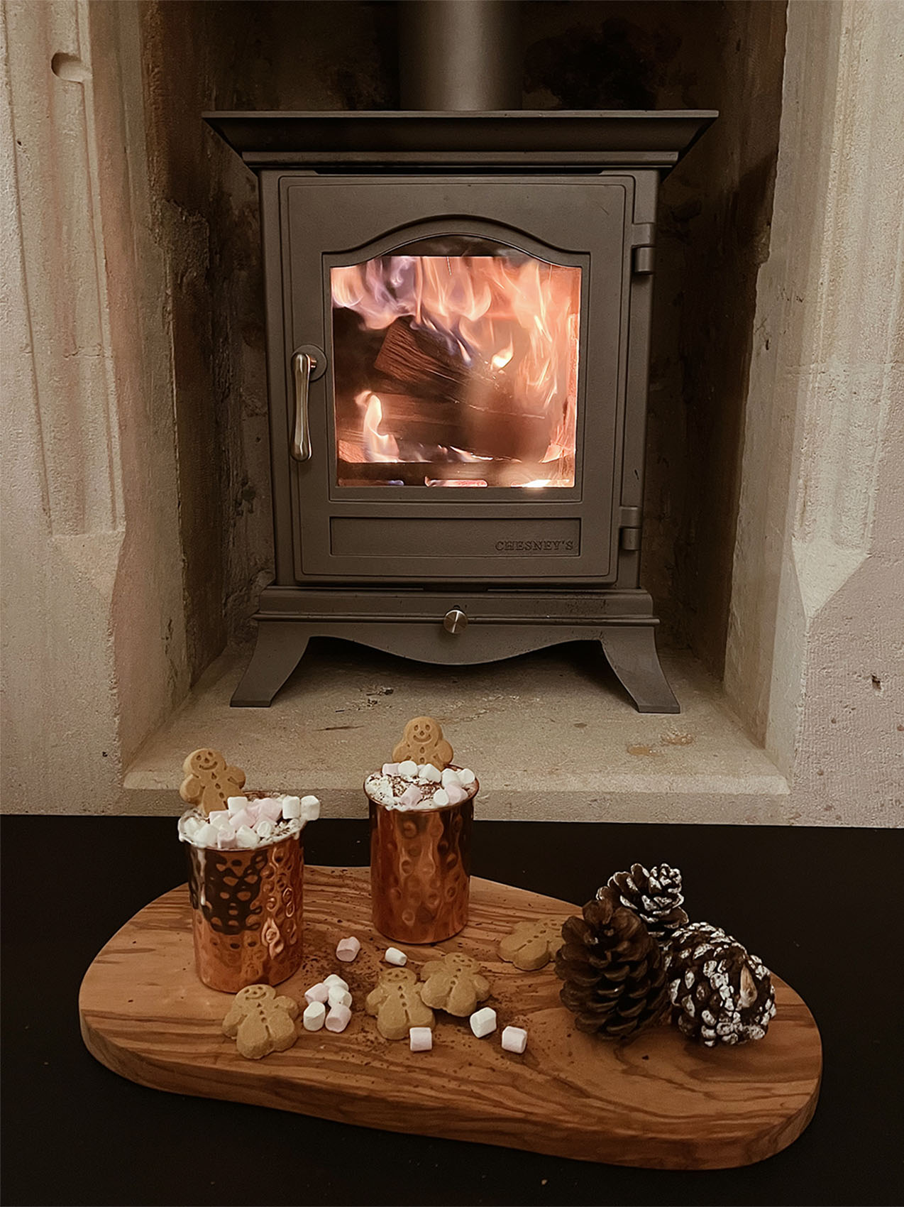 Fireside moments at Burghope