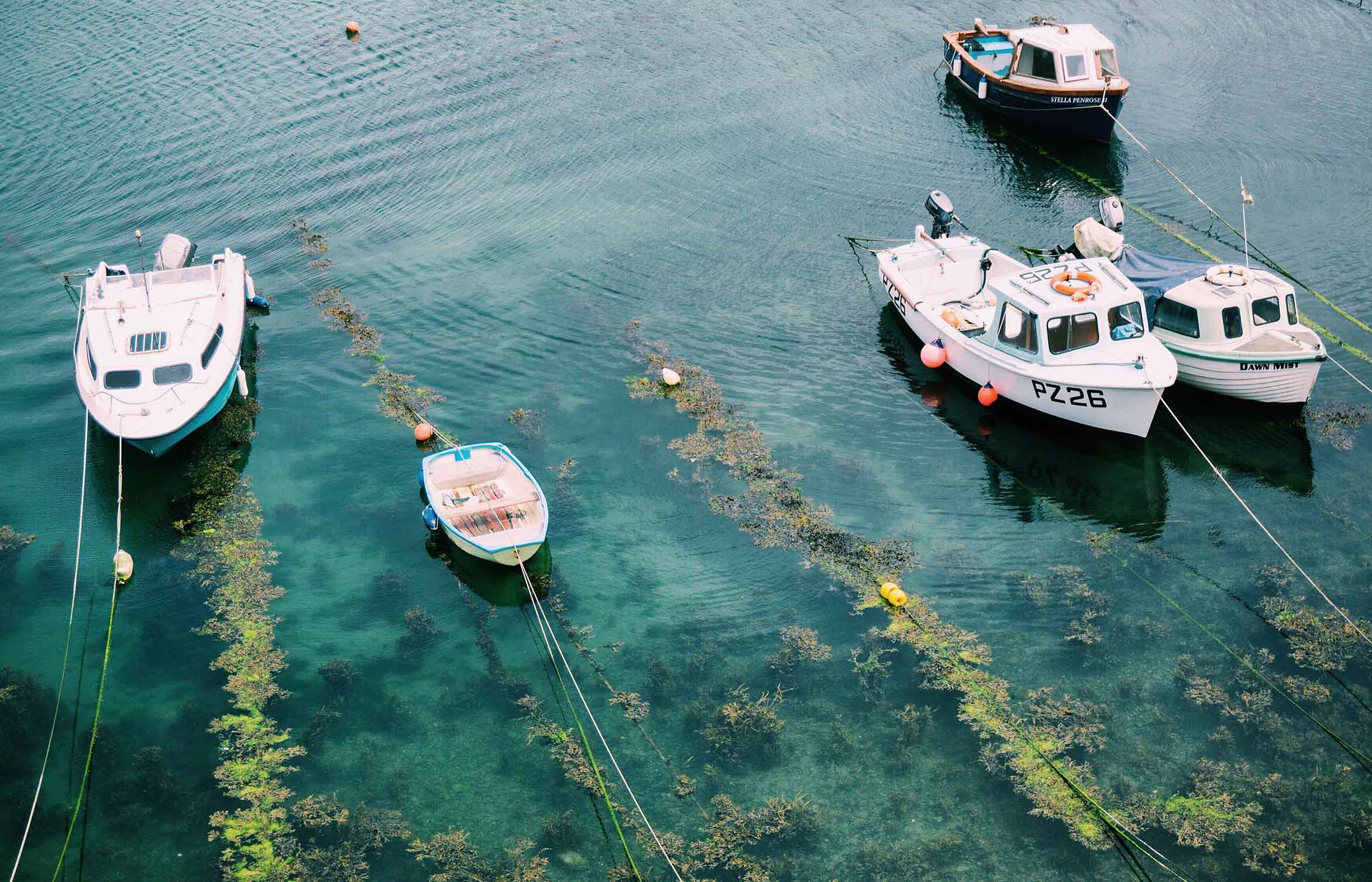 Boats in Penzance Harbour