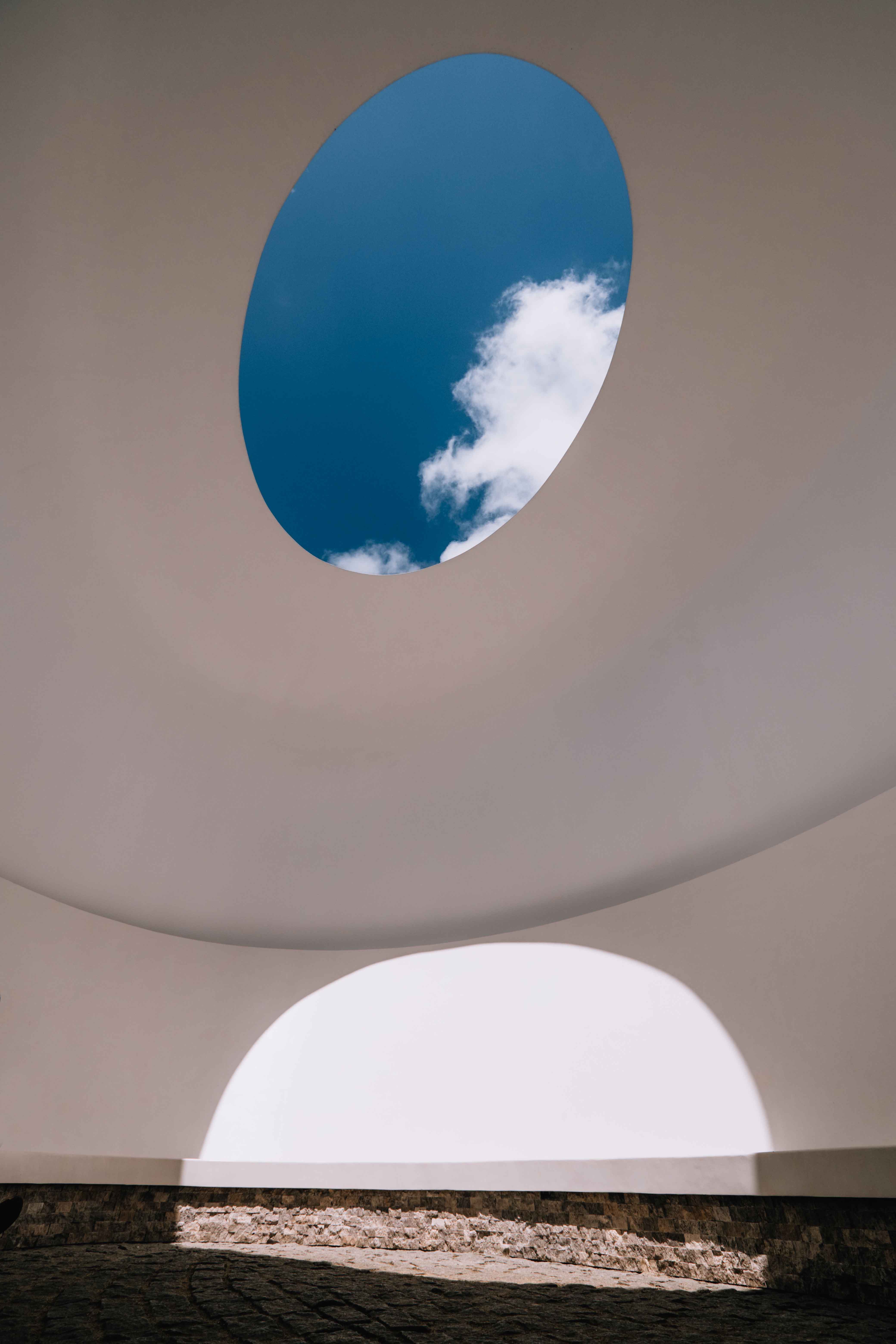 James Turell's Skyspace at Tremenheere Sculpture Gardens