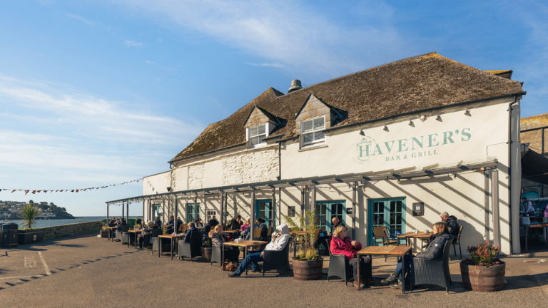 The front of Havener's Bar & Grill in Fowey | Image by Havener's Bar & Grill