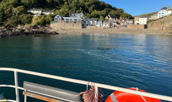 Aboard the Cawsand Ferry
