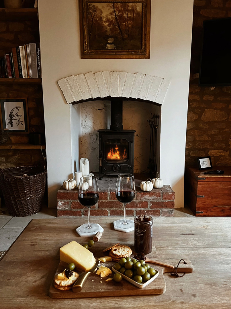 Evening meals at Bramble Cottage