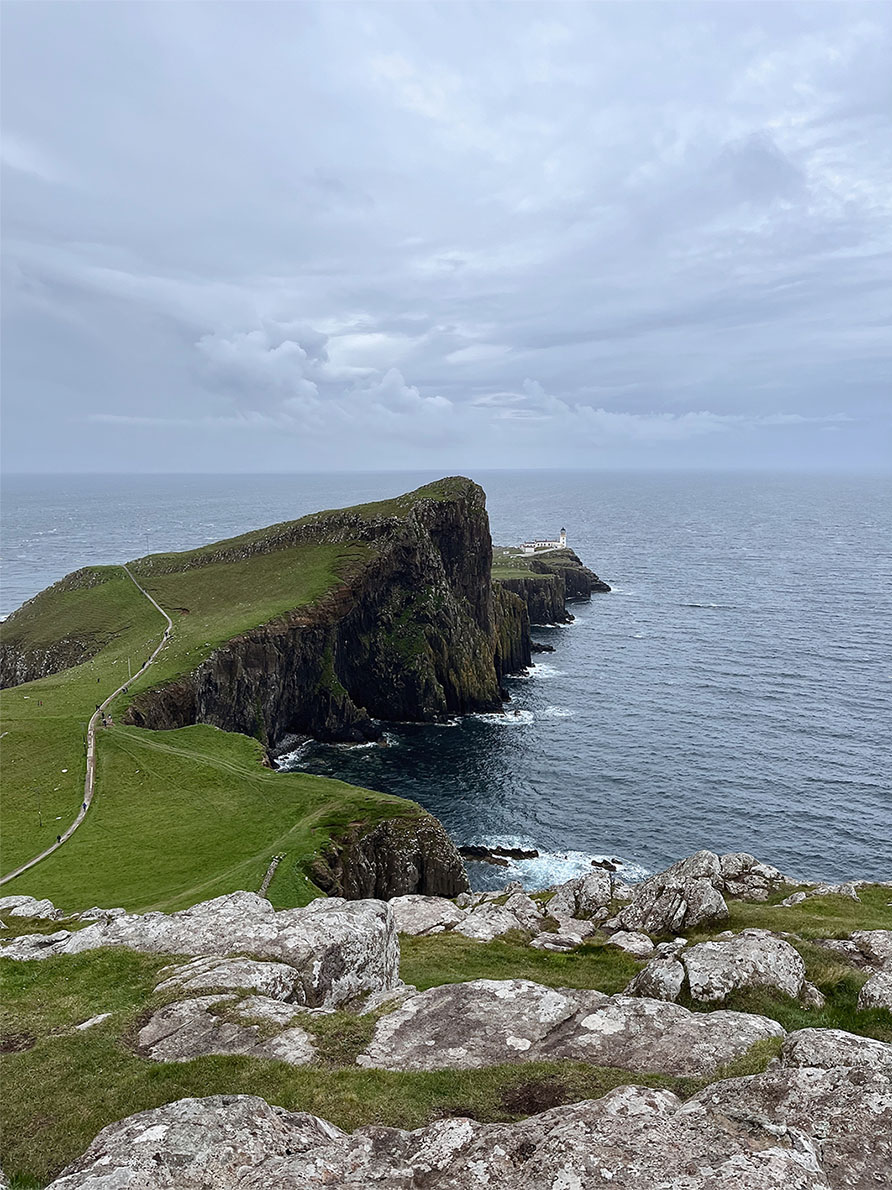Walking to Neist Point on the Isle of Skye