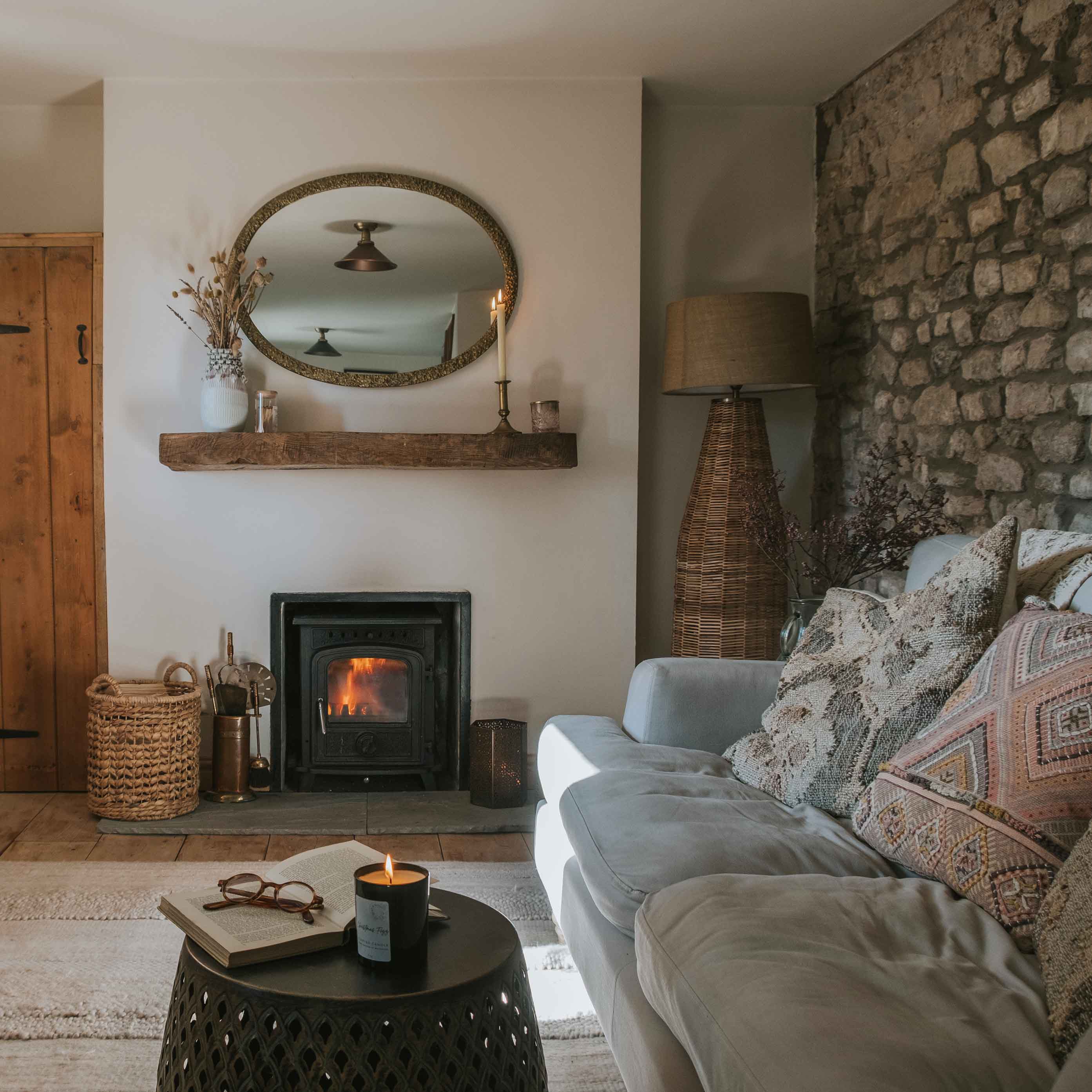 Fireside at Myrtle Cottage