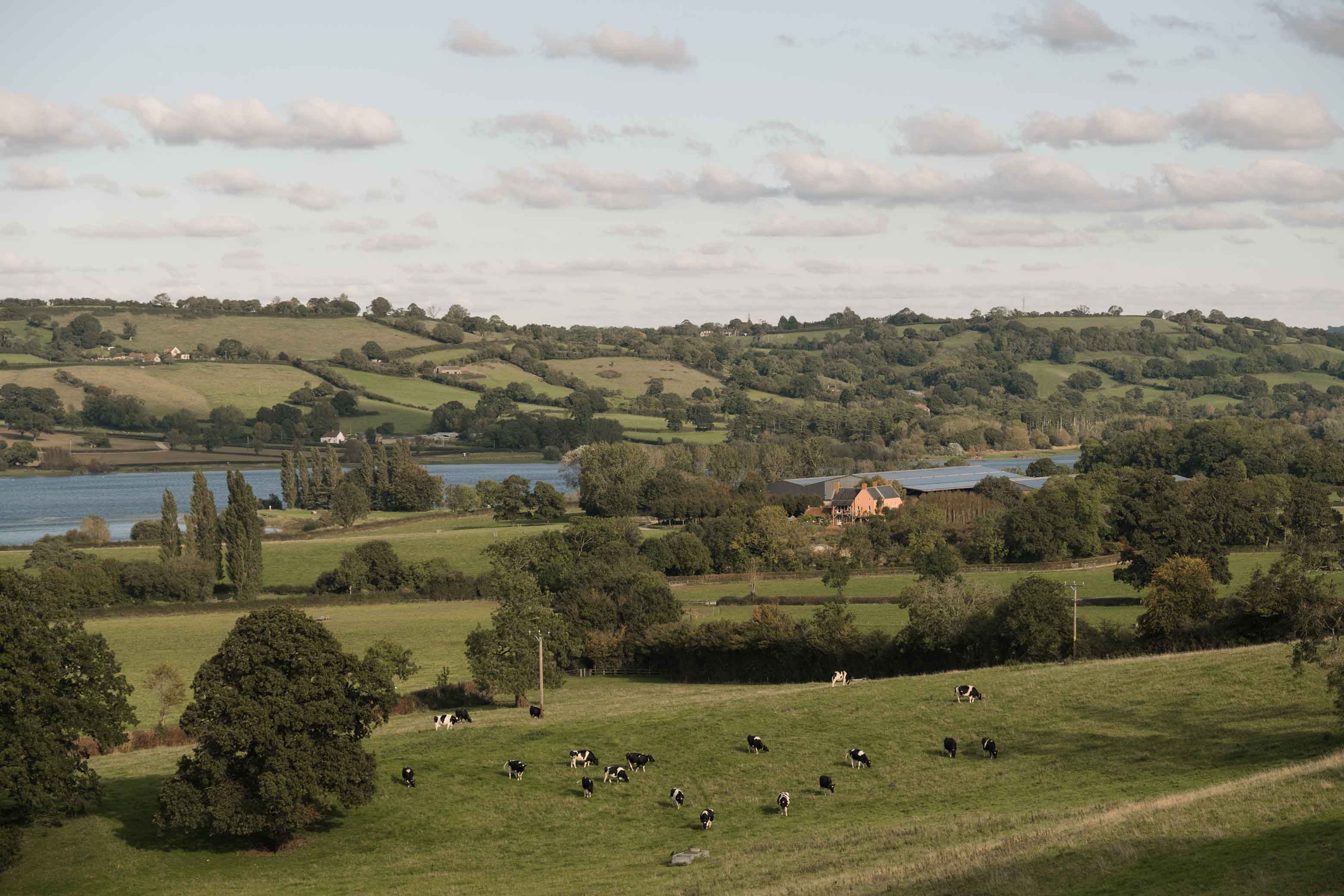 View of Blagdon lake from The New Inn