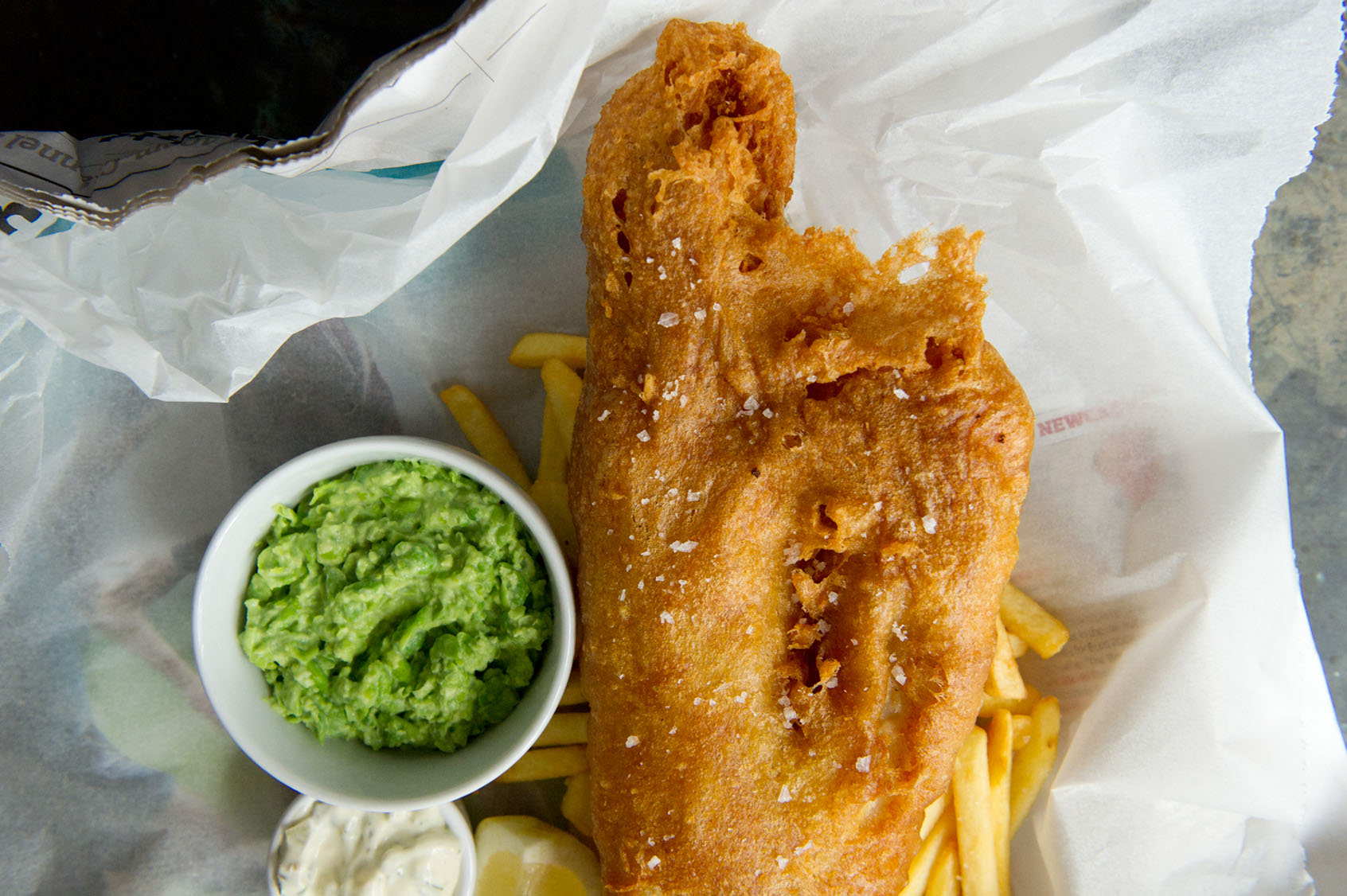 fish and chips ring of bells