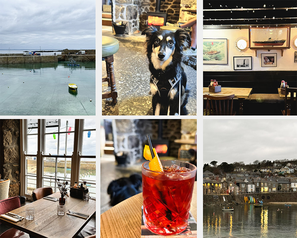 The Ship Inn on the harbourfront in Mousehole