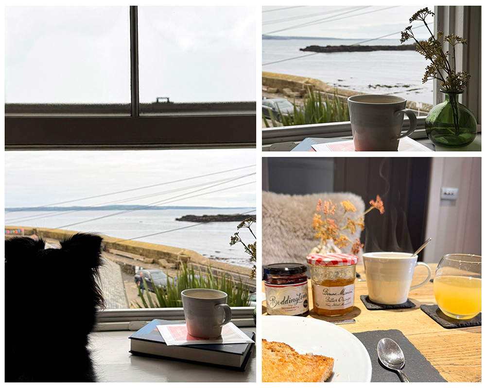 Breakfast views at Crabbers, Mousehole