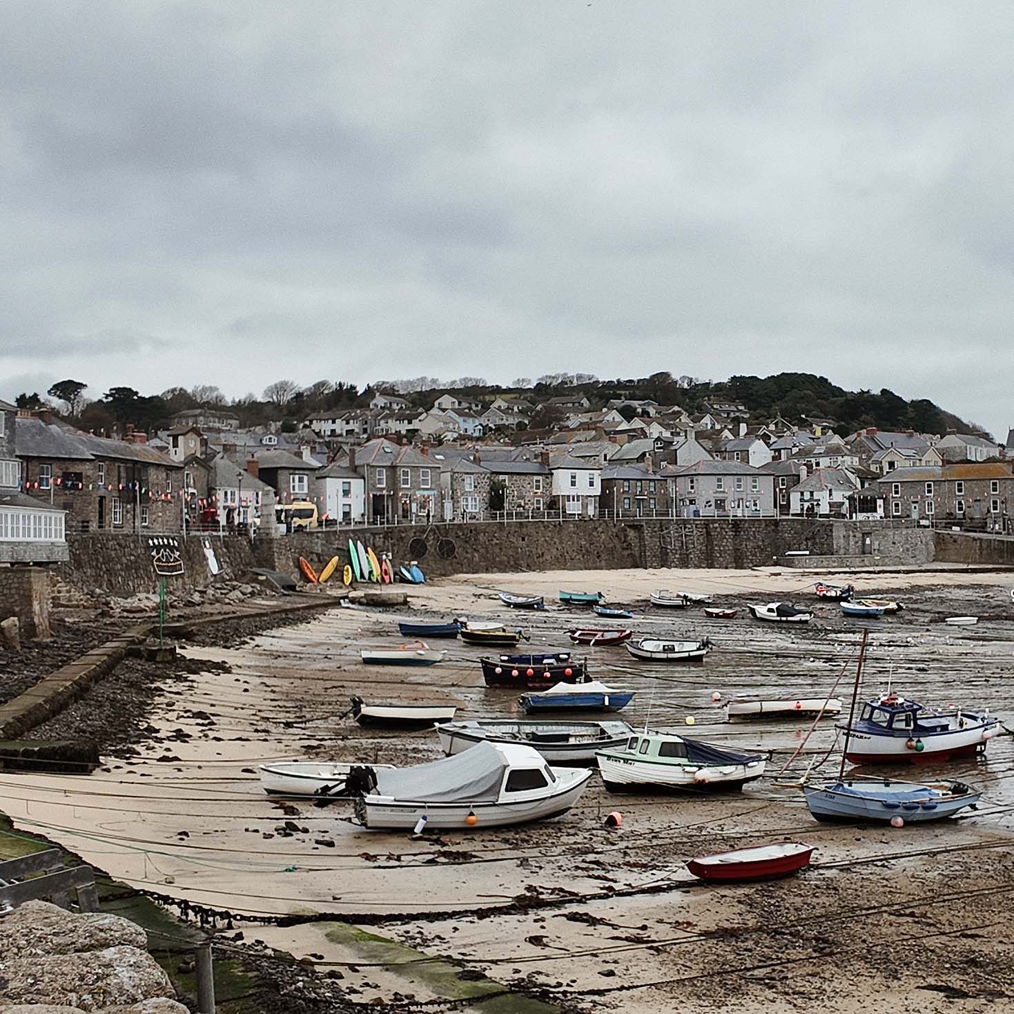 View across the village of Mousehole