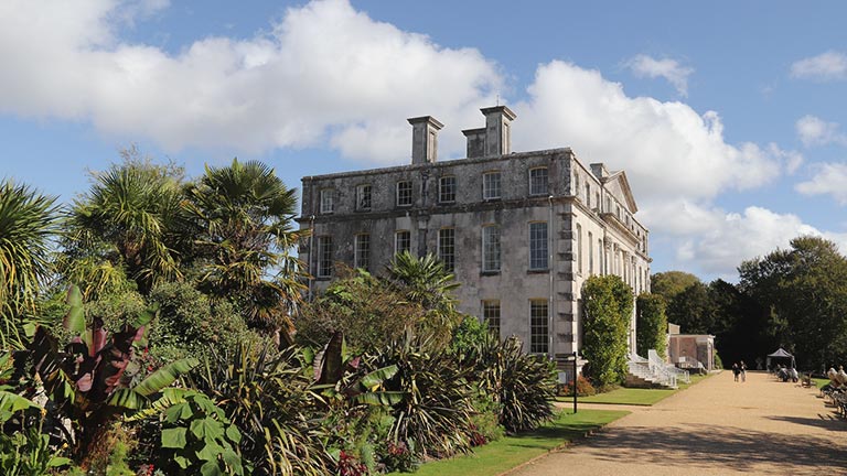 The picturesque Kingston Mauward house set within the estate grounds close to the animal park and gardens
