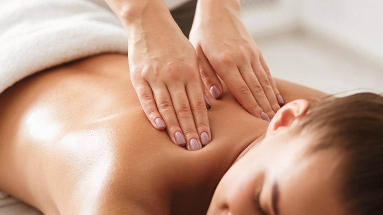 A soothing massage spa treatment