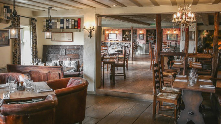 Inside The Wild Boar Inn in Windermere