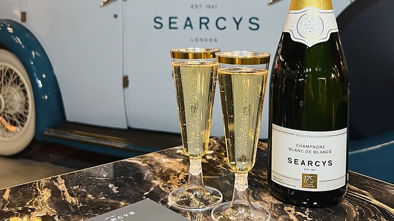 Bubbles ready to be enjoyed at The Bubbly Show by Searcys