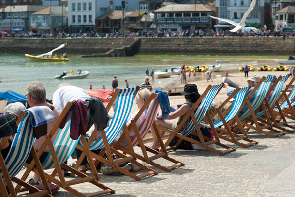 St Ives deckchairs