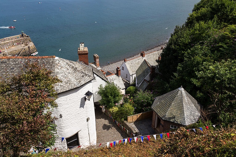 Looking down on Clovelly