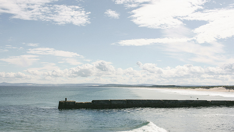 Views over Lossiemouth Beach and the Moray Coast