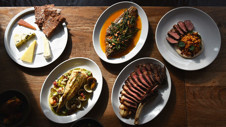 A mouth-watering spread at The Chequers, Bath